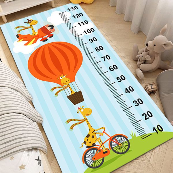 Kids cartoon height foot floor mat