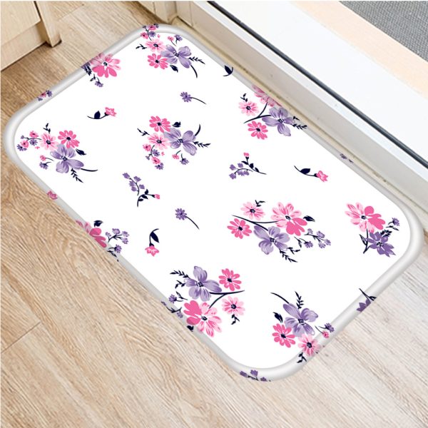 INS style Nordic modern minimalist floral floor mat