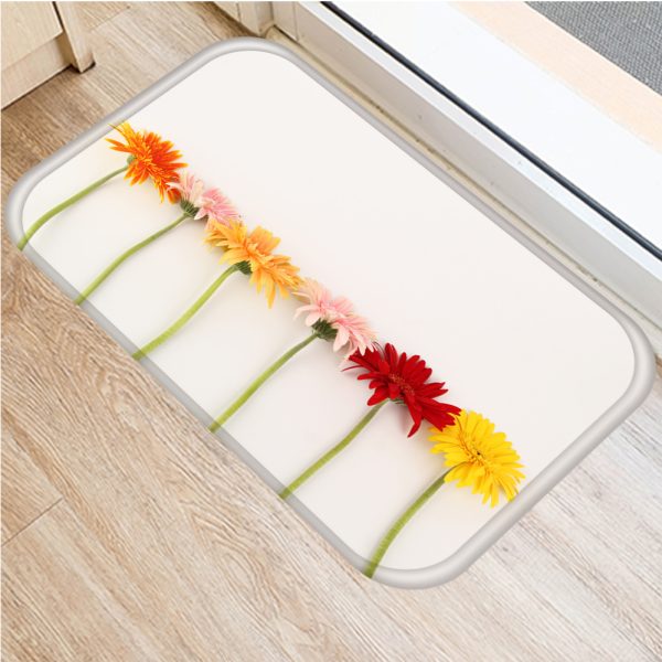 INS style Nordic modern minimalist floral floor mat