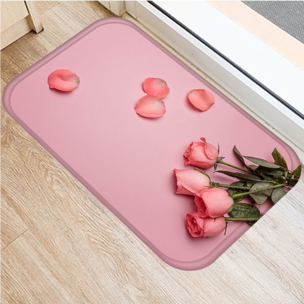 INS style Nordic modern minimalist floral floor mat