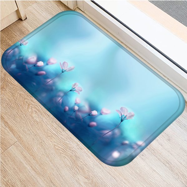 INS style Nordic modern minimalist floral floor mat