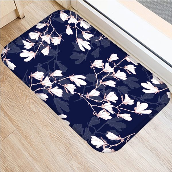 INS style Nordic modern minimalist floral floor mat