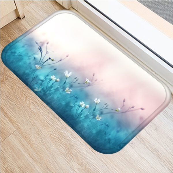 INS style Nordic modern minimalist floral floor mat