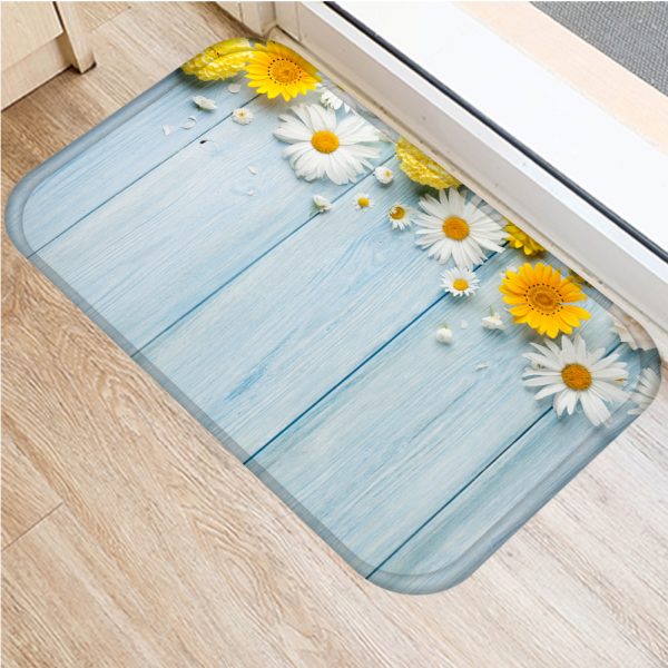 INS style Nordic modern minimalist floral floor mat