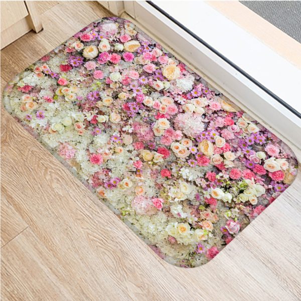 INS style Nordic modern minimalist floral floor mat