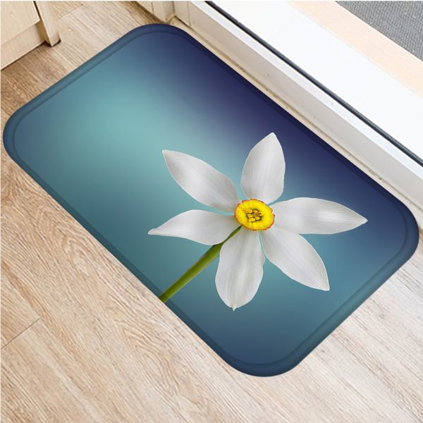 INS style Nordic modern minimalist floral floor mat