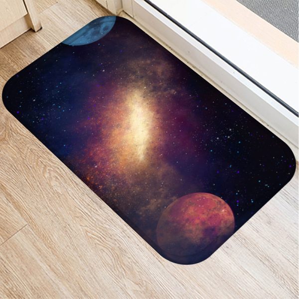 Dream Stars Flannel Non-slip Bath Mat