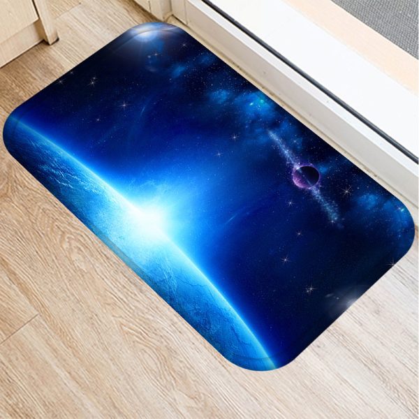 Dream Stars Flannel Non-slip Bath Mat