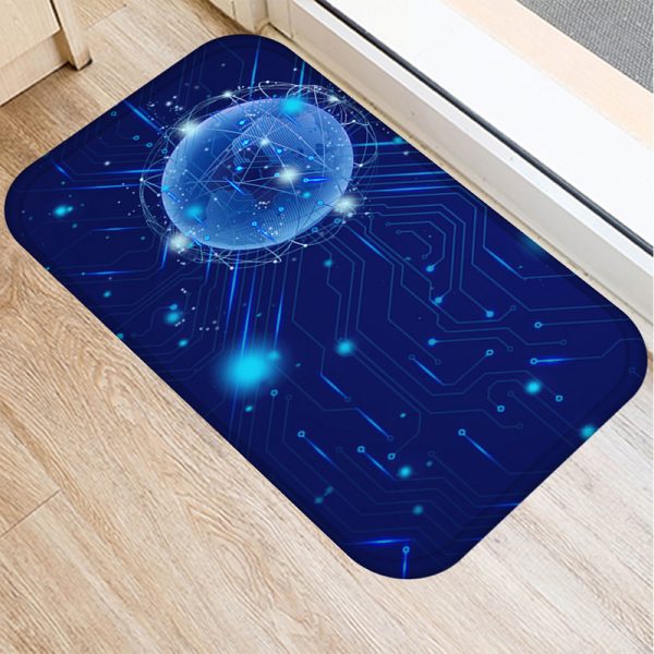 Dream Stars Flannel Non-slip Bath Mat