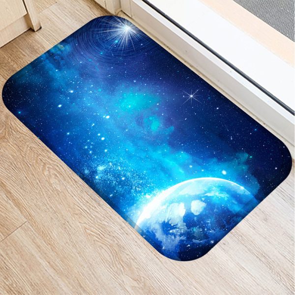 Dream Stars Flannel Non-slip Bath Mat