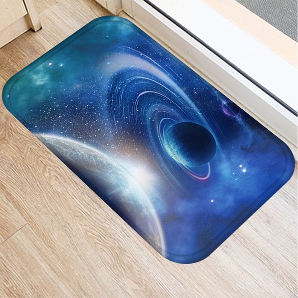 Dream Stars Flannel Non-slip Bath Mat