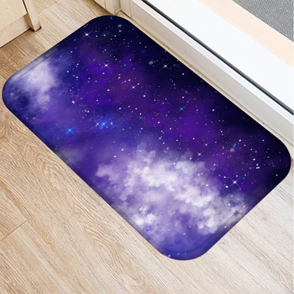 Dream Stars Flannel Non-slip Bath Mat