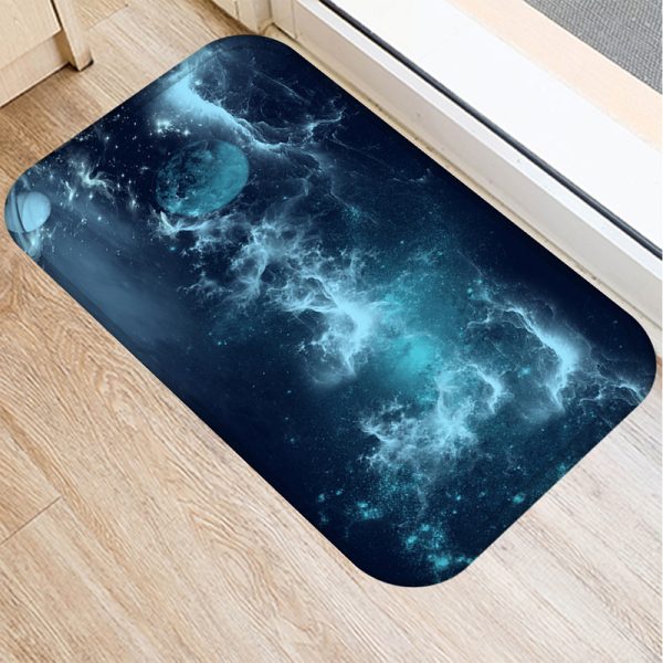 Dream Stars Flannel Non-slip Bath Mat