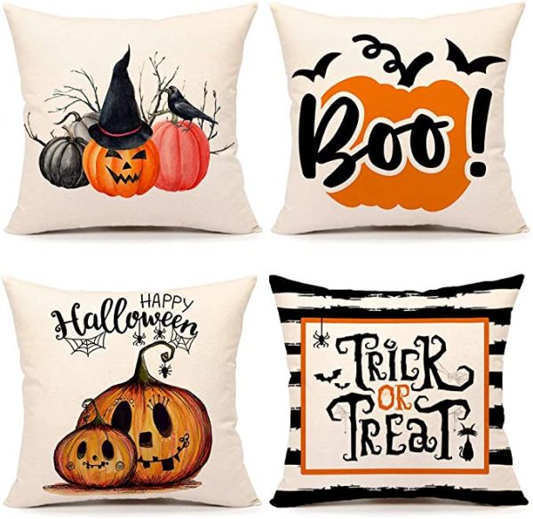 Halloween Pumpkin Pillow Covers