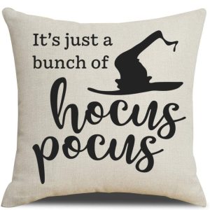 Halloween Hocus Pocus Throw Cushion Case