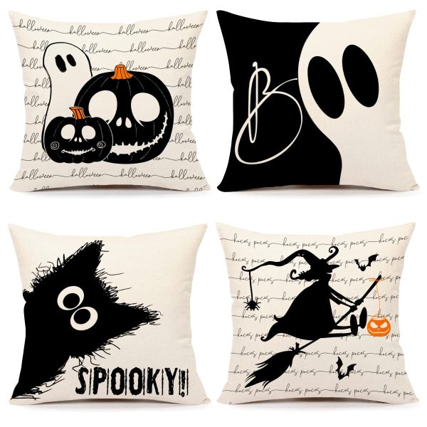 Halloween Decor Witch Pillow Covers