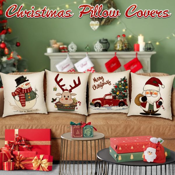 Christmas Santa Pillow Covers