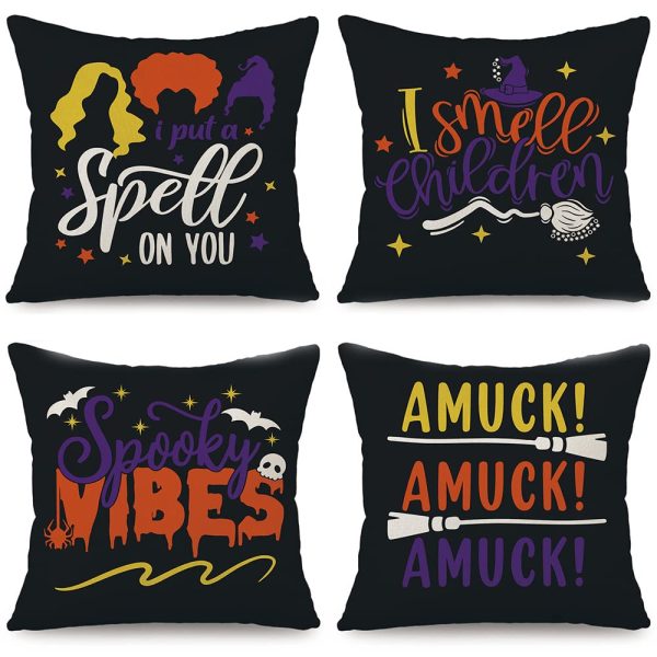 Halloween Amuck! Pillow Covers