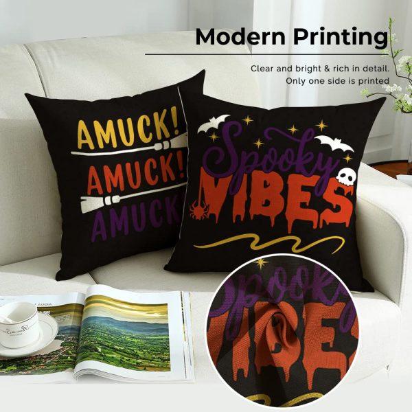 Halloween Amuck! Pillow Covers