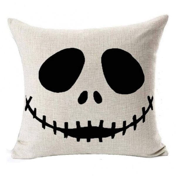 Halloween Smile Face Throw Pillow Covers