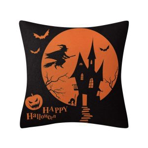 Halloween Pillow Case Spider Web Pattern