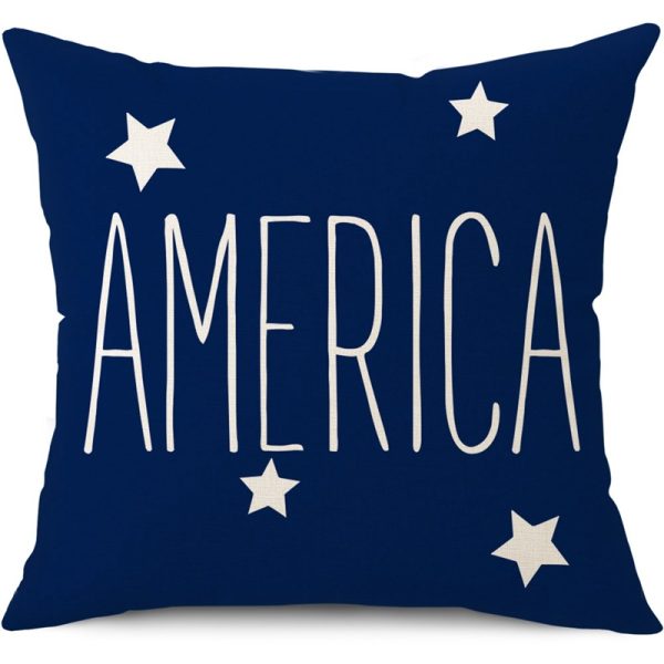 Pillow Case Blue Star Throw Pillow Covers