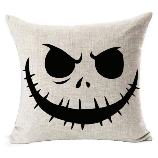 Halloween Smile Face Throw Pillow Covers