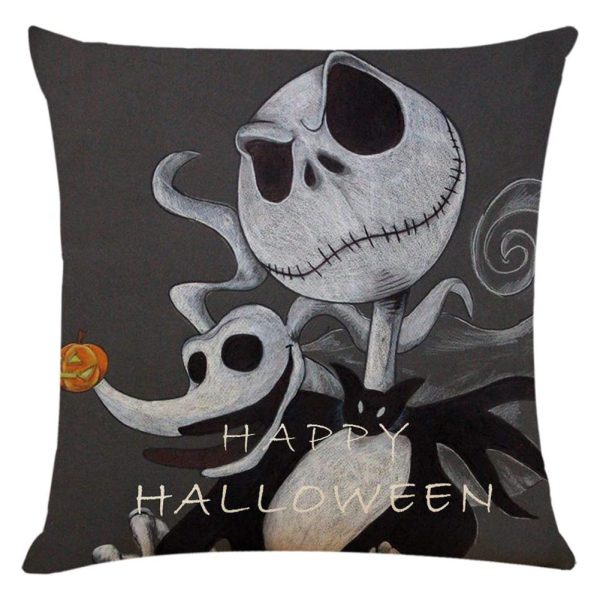 Halloween Skull Pillow Cushion Cover