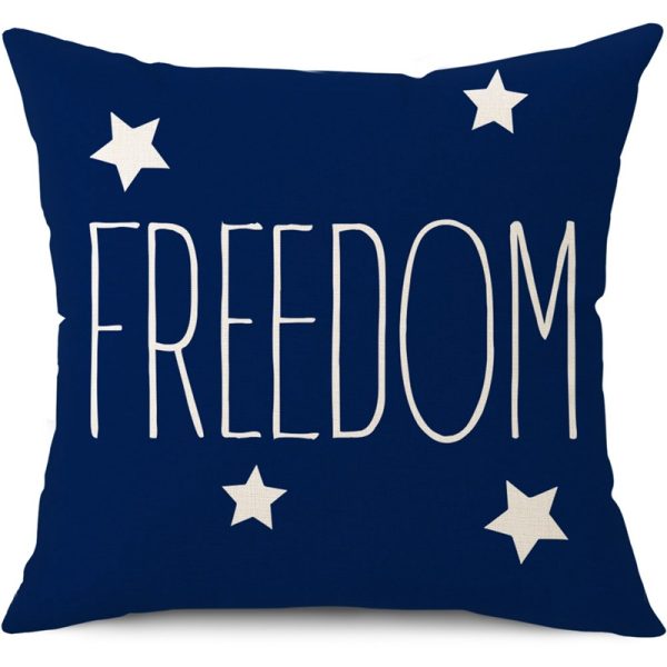 Pillow Case Blue Star Throw Pillow Covers