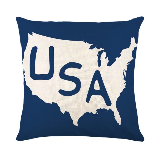 Throw Pillows Covers Pillow Case USA Pattern Cushion Case