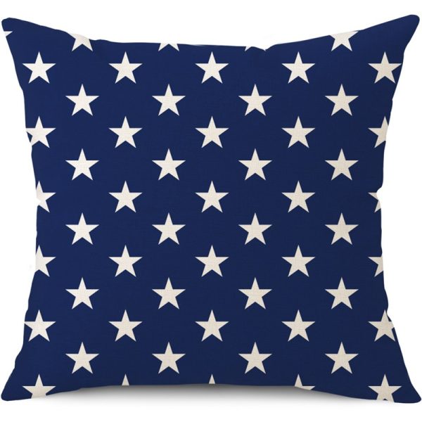 Pillow Case Blue Star Throw Pillow Covers