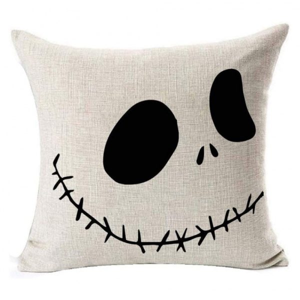 Halloween Smile Face Throw Pillow Covers