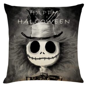 Halloween Skull Pillow Cushion Cover