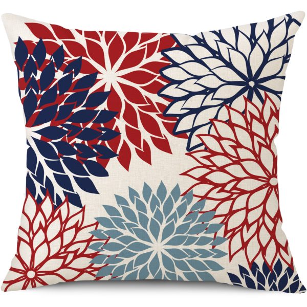 America Stars and Stripes Throw Pillow Covers