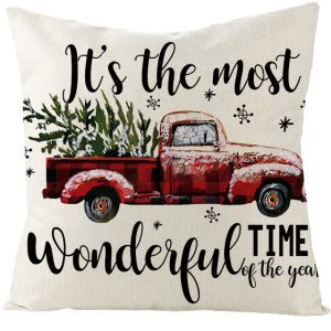 Christmas Pillow Covers Throw Cushion Case