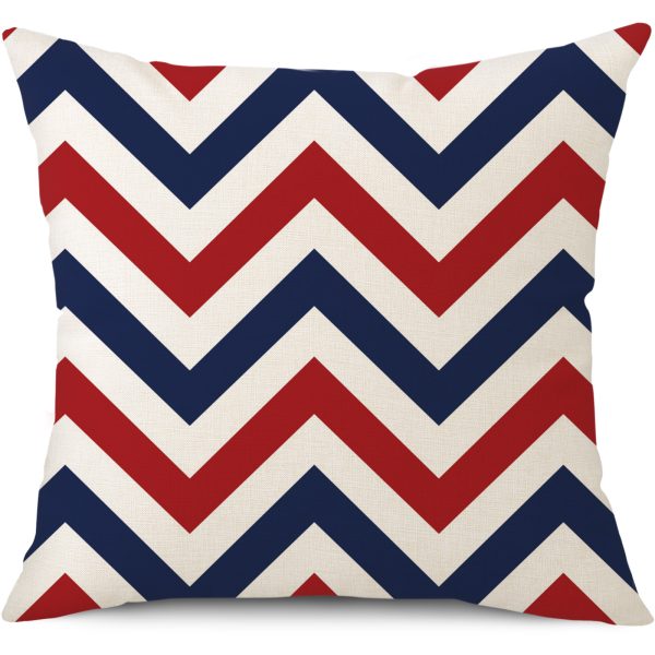 America Stars and Stripes Throw Pillow Covers