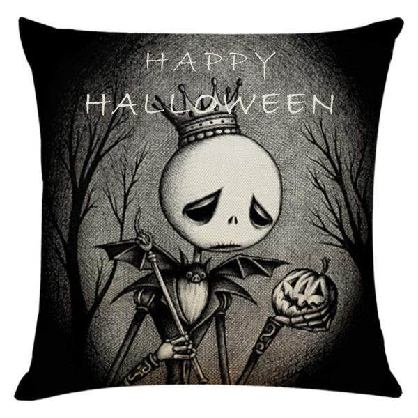 Halloween Skull Pillow Cushion Cover