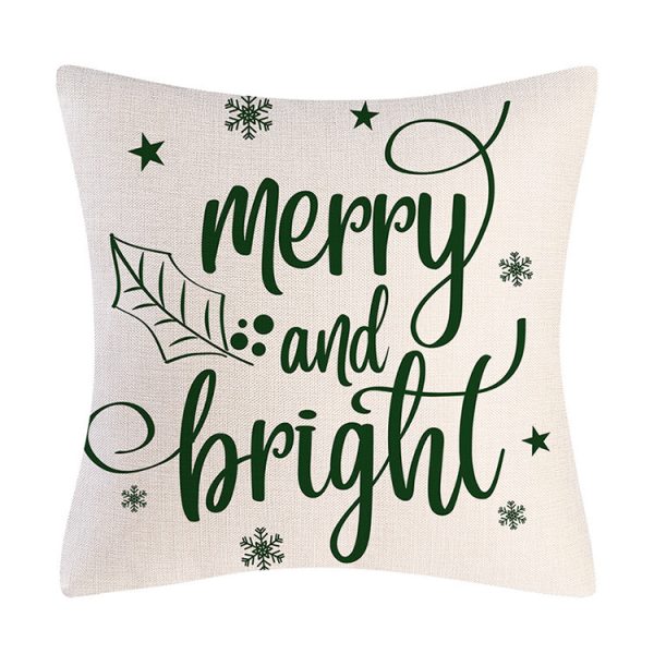 Christmas Throw Pillow Covers Merry Christmas Pillow Cases