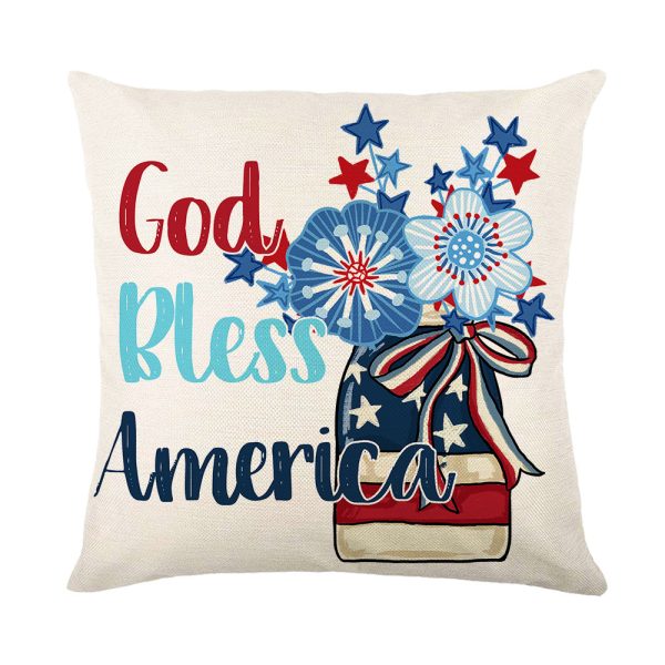 Throw Pillows Covers Pillow Case USA Pattern Cushion Case