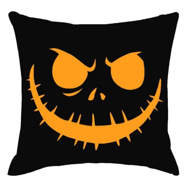 Halloween Smile Face Throw Pillow Covers