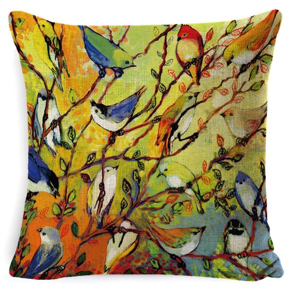 Throw Pillow Covers Sun Flowers