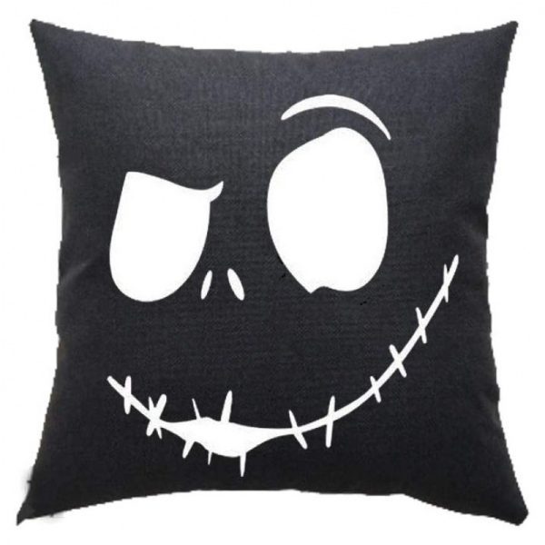 Halloween Smile Face Throw Pillow Covers