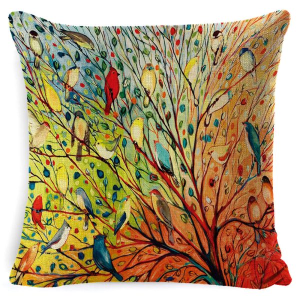 Throw Pillow Covers Sun Flowers