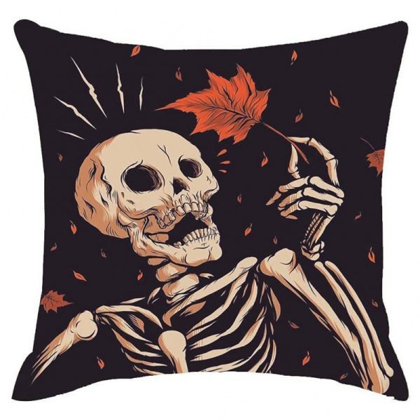 Halloween Smile Face Throw Pillow Covers