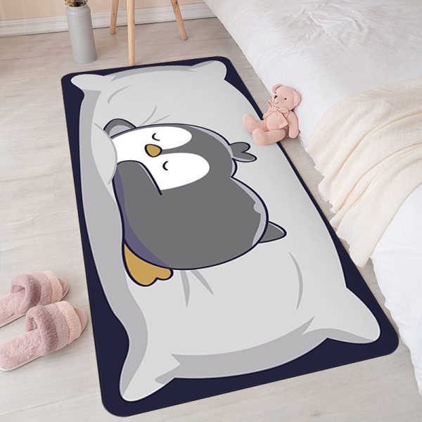 Cartoon non-slip soft and cute animals kids rug