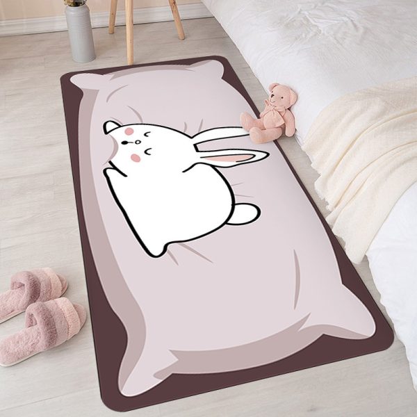 Cartoon non-slip soft and cute animals kids rug