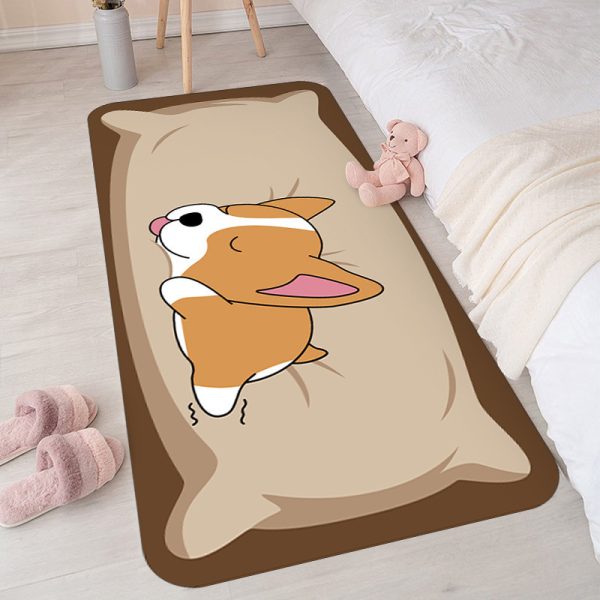 Cartoon non-slip soft and cute animals kids rug