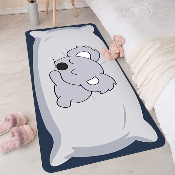 Cartoon non-slip soft and cute animals kids rug