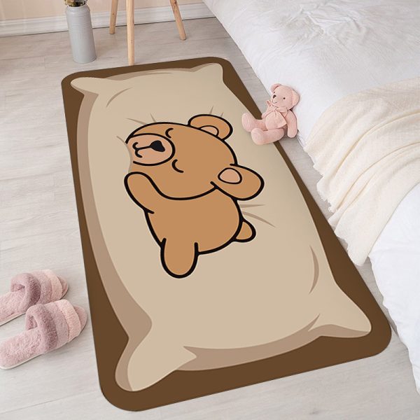 Cartoon non-slip soft and cute animals kids rug