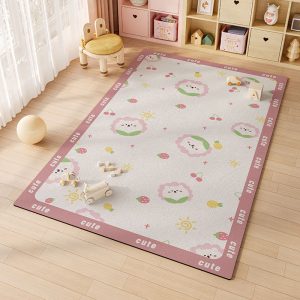 Cartoon digital non-slip crawling mat waterproof and oil-proof soundproof kids rug